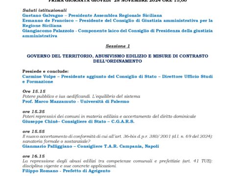 LA SEMPLIFICAZIONE EDILIZIA E URBANISTICA TRA ONERI AMMINISTRATIVI ED ESIGENZE DI TUTELA DEL TERRITORIO