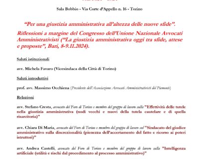 Per una giustizia amministrativa all’altezza delle nuove sfide