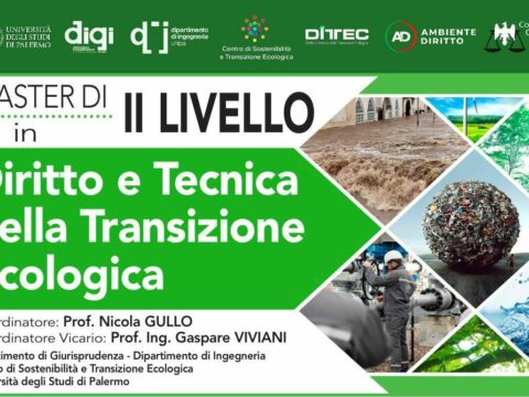 Master di II Livello in Diritto e Tecnica della Transizione Ecologica